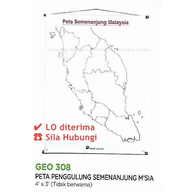 Peta Penggulung Semenanjung M Sia Sabah Sarawak Malaysia Dunia 4 X 3 Tidak Berwarna Durable For School Use Shopee Malaysia