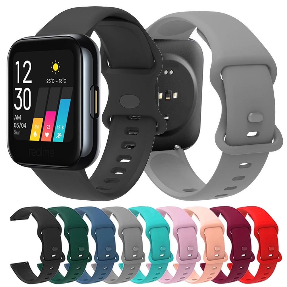 New Silicone Strap for Realme Watch Smart Sports Watch Replacement ...