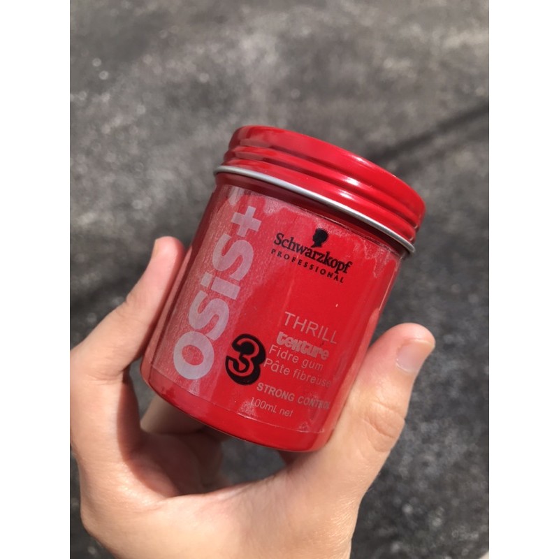Ready Stock] SCHWARZKOPF OSIS+ PROFESSIONAL FIBRE GUM WAX STRONG CONTROL   THRILL HAIR CLAY STYLING WAX | Shopee Malaysia