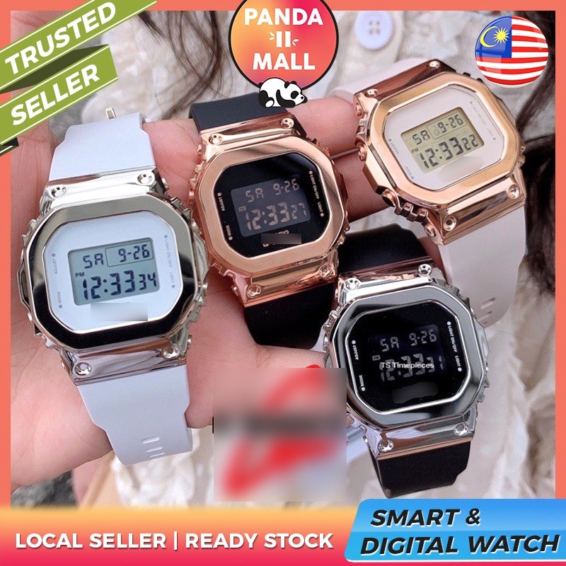 ?Malaysia 3 Year Warranty? GM-S5600 Stainless Waterproof Digital Men Women Watch Men Women Women Watch