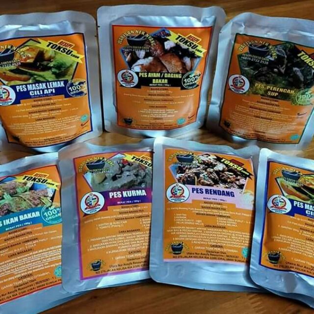 Pes Masakan Resipi TokSu Shon  Shopee Malaysia