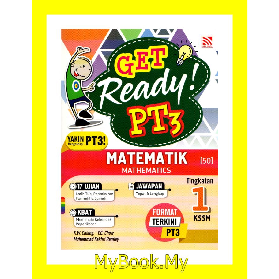 Myb Buku Latihan Get Ready Pt3 Tingkatan 1 Matematik Pelangi Shopee Malaysia