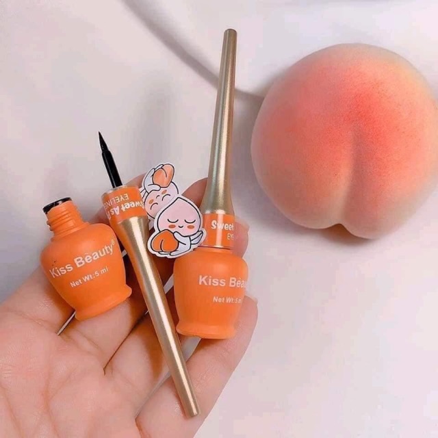 Wholesale Sweet Peach Eyeliner Kiss Beauty Shopee Malaysia