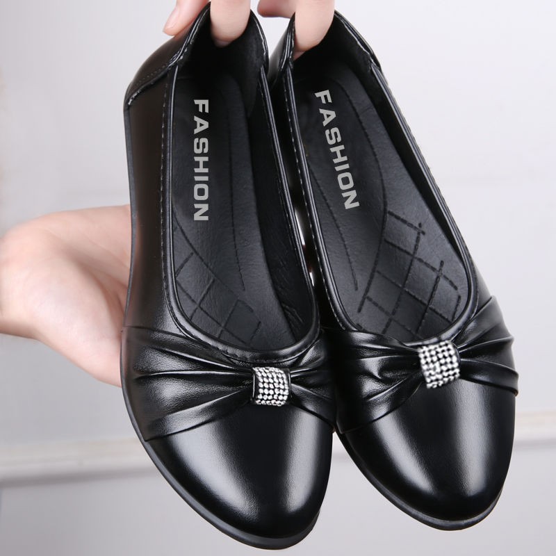 Mom Shoes Non Slip Single Female 2019 Spring And Autumn Shallow