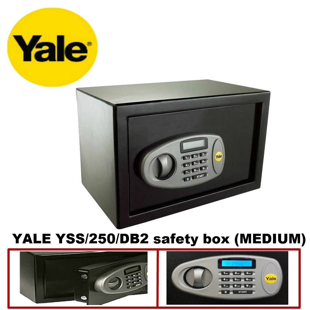 YALE YSS/250/DB2 STANDARD DIGITAL SAFE SAFETY BOX Shopee Malaysia