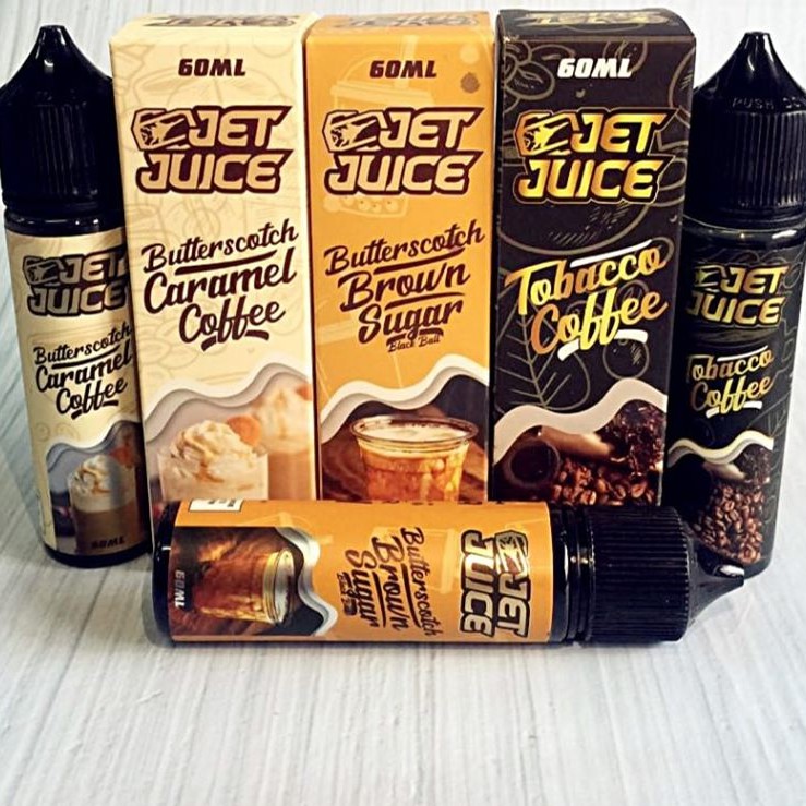 Original JET JUICE Butterscotch Caramel Coffee/Tobacco Coffee 60ML 🔥 👉