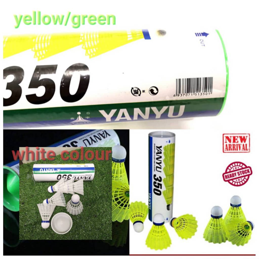 Badminton Nylon shuttlecock /Plastic Shuttlecock YANYU 350 ( 6 Pcs in a