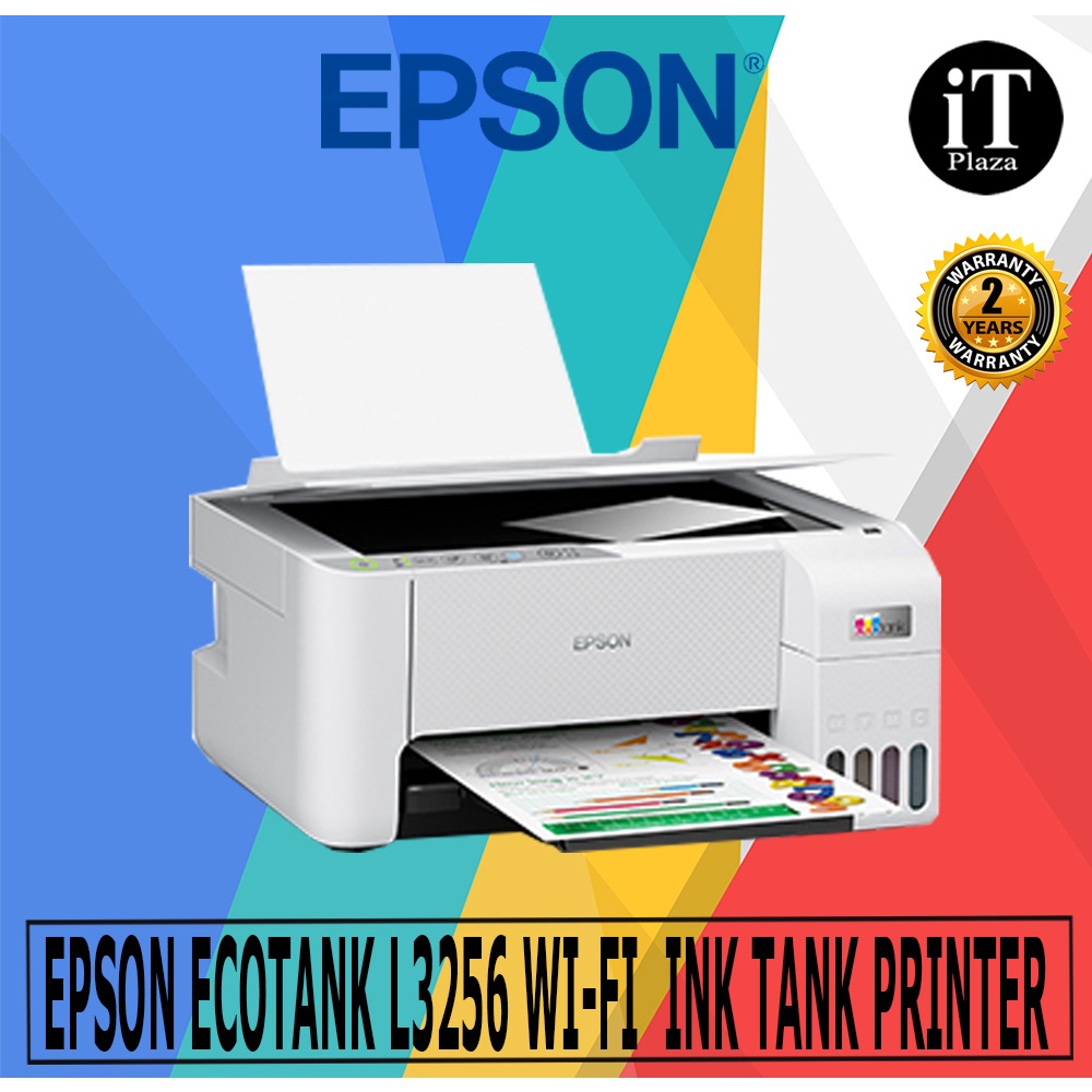 Epson Ecotank L3256 A4 Wifi All In One Ink Tank Printer White Silmilar With L3250 Shopee 7904