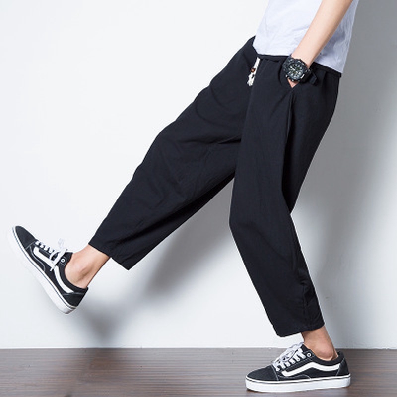 wide leg mens joggers