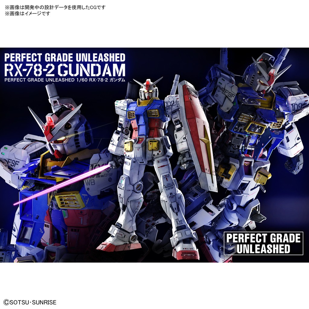 Pre Order Bandai Pg Unleashed 1 60 Rx 78 2 1st Batch Shopee Malaysia