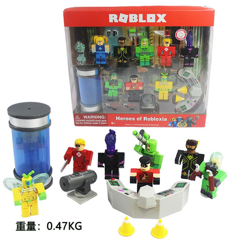 new 8cm 8pcsset roblox kids figure toys heroes models