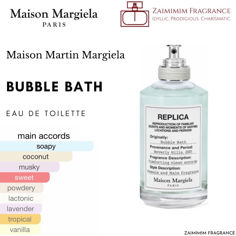 100 AUTHENTIC DECANT Maison Margiela Bubble Bath Eau De Toilette
