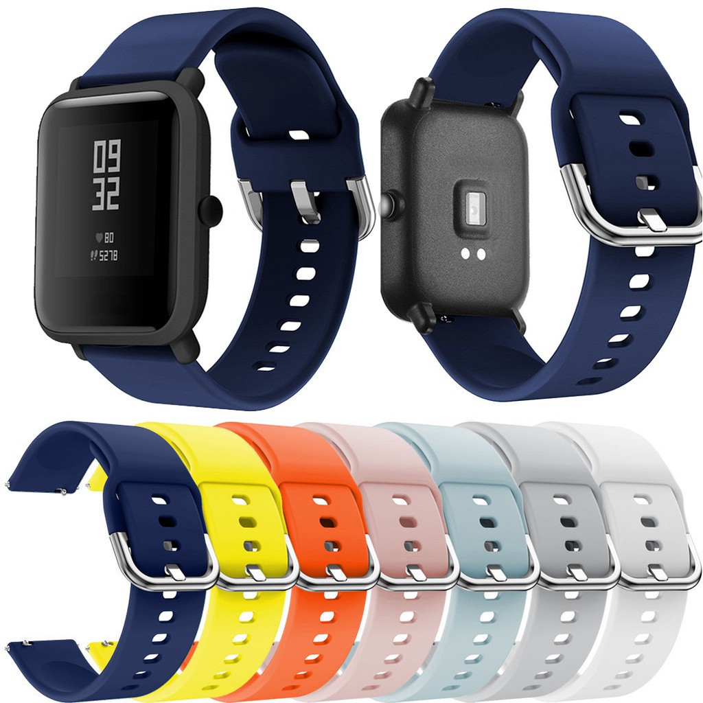 Silicone Strap For Huami Amazfit Bip Bit Lite Youth Watch Bip S Fitness Watch Band Straps Shopee Malaysia