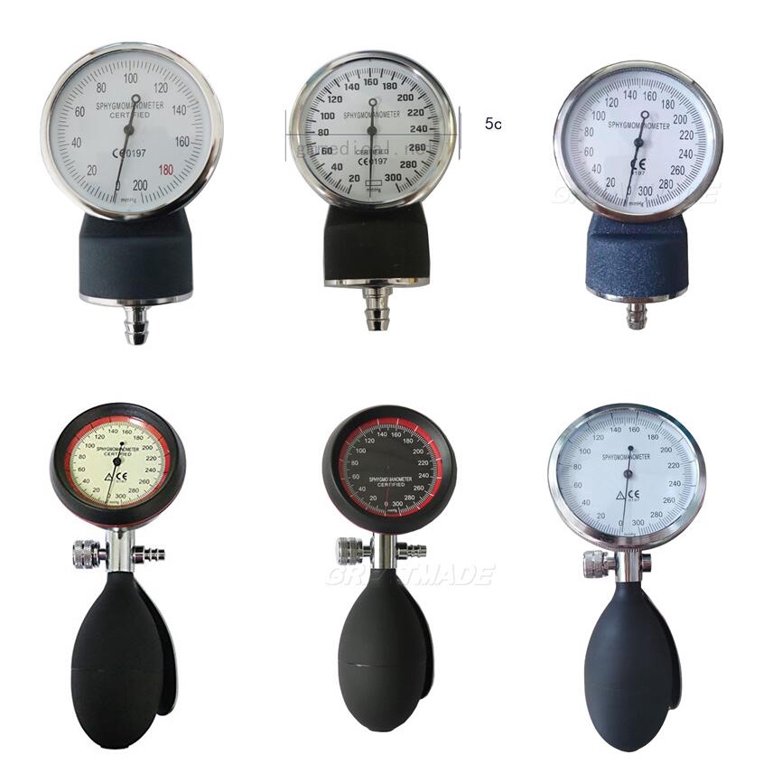 Blood pressure display gauge for nibp cuff Aneroid Sphygmomanometer Blood Pressure Monitor