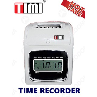 Big Sale TIMI TR1N Punch Card Machine / Time Recorder Machine(FREE 100pcs Time Card + 20's Time Card Rack)