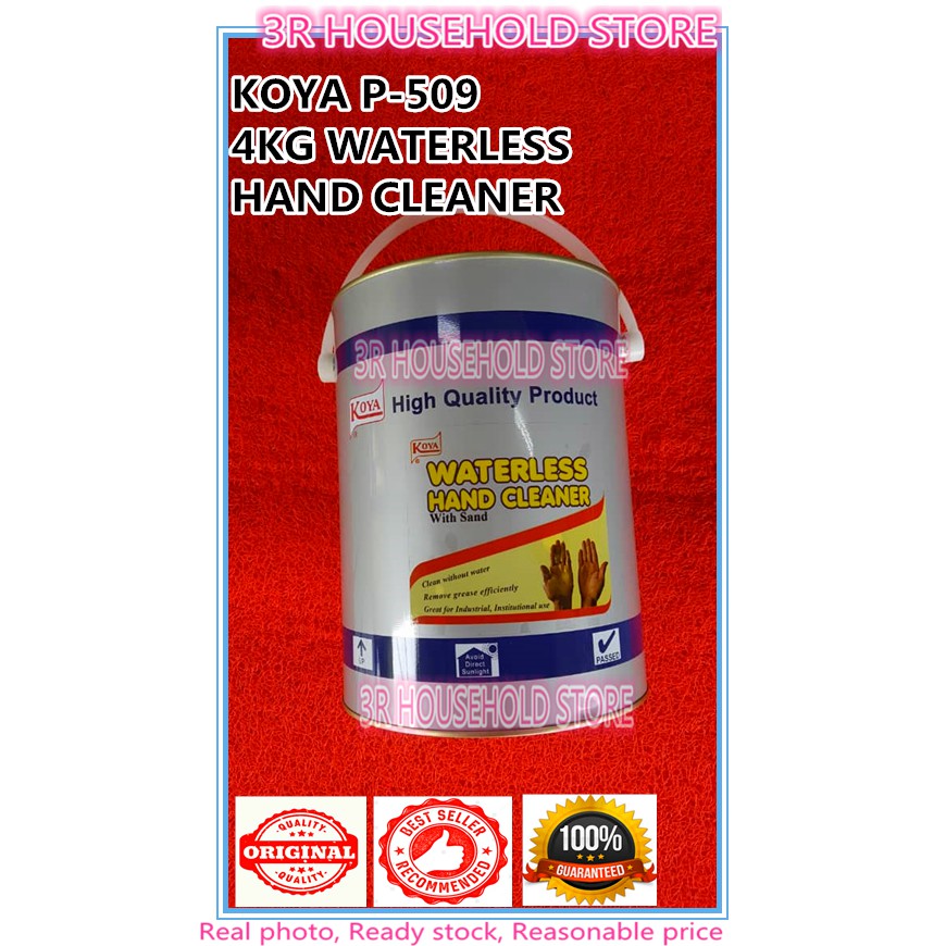 OFFER!!! KOYA P509 4KG WATERLESS HAND CLEANER WITH SAND Shopee Malaysia