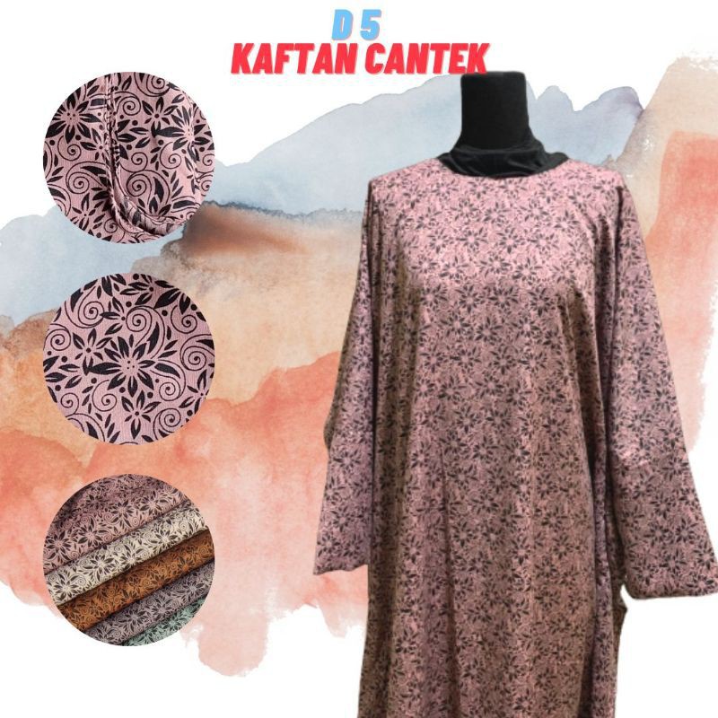 Kaftan Lengan Panjang Dan Pendek Muslimah Plus Size Kelawar Night Wear Baju Tidur Perempuan Ironless Polyester Cotto Shopee Malaysia