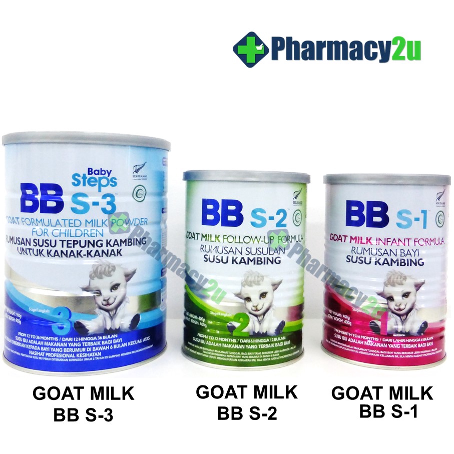 Goat Formulated Goat Milk Powder For Children S1 S2 S3 900g 400g Shopee Malaysia