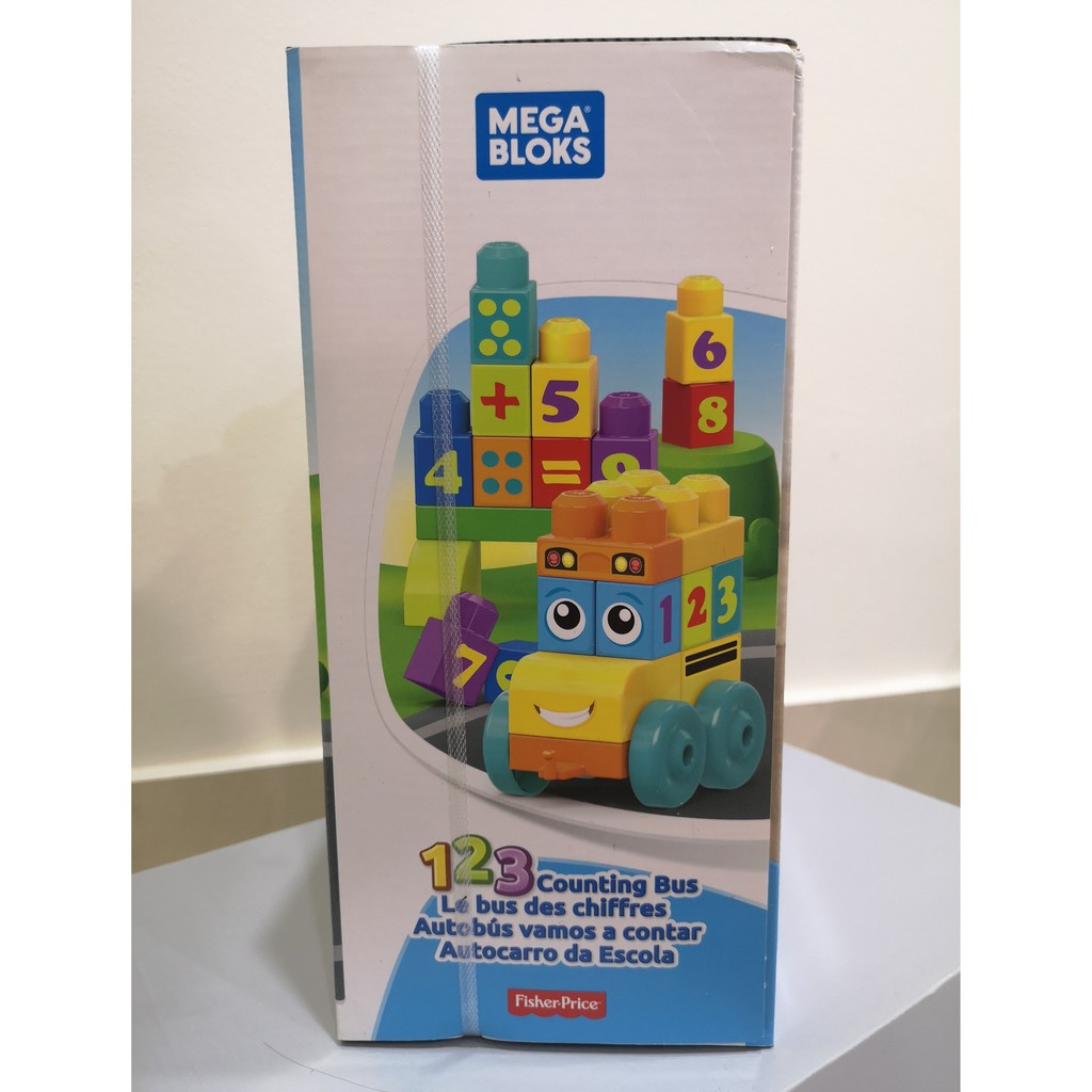 mega bloks counting bus