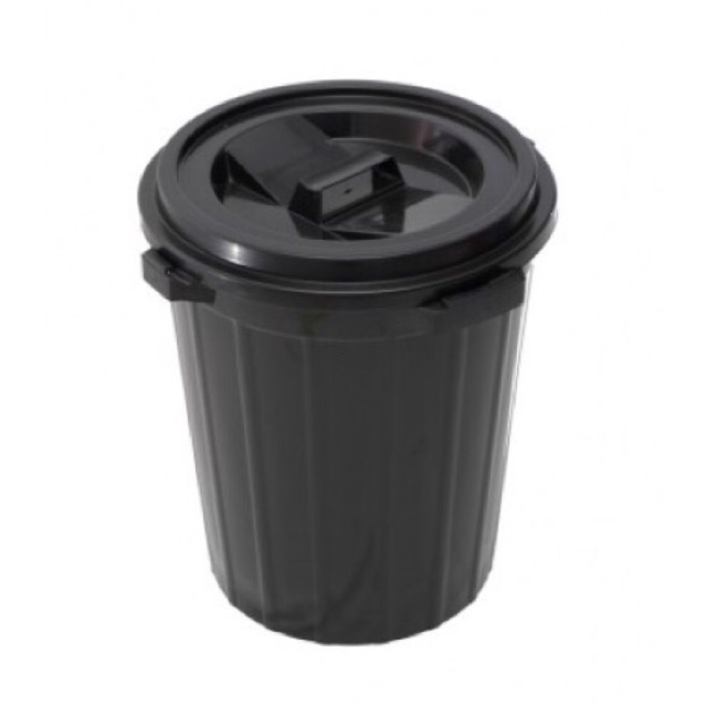 black dustbin