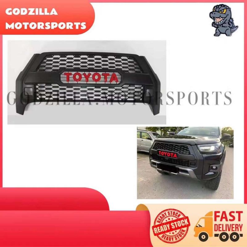 TOYOTA HILUX REVO ROGUE 2.8 2021 abs Front Grill grille Salung toyota ...