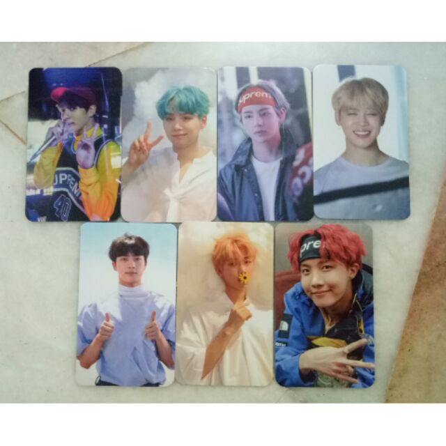 Bts Memories Of 17 Love Yourself Unofficial Photocard Shopee Malaysia