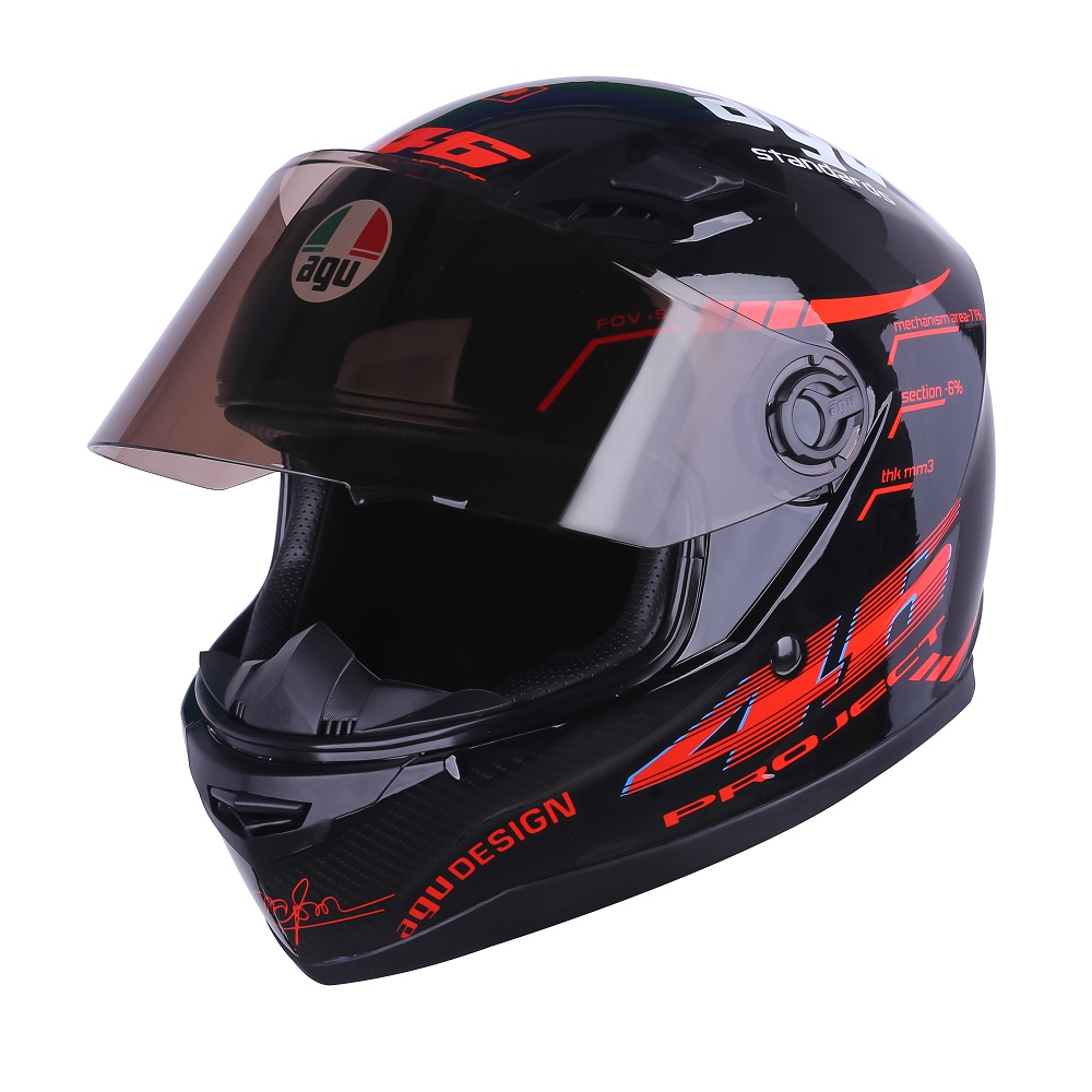 Reflective Full Face Helmet Agu Stamp 46 Pro/ Travel Sports Helmet