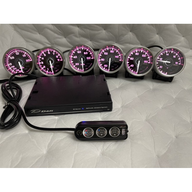 DEFI-Link Advance System /Defi A1 With Controller 7 Color Led Gauge Meter(60MM/2.5Inch)