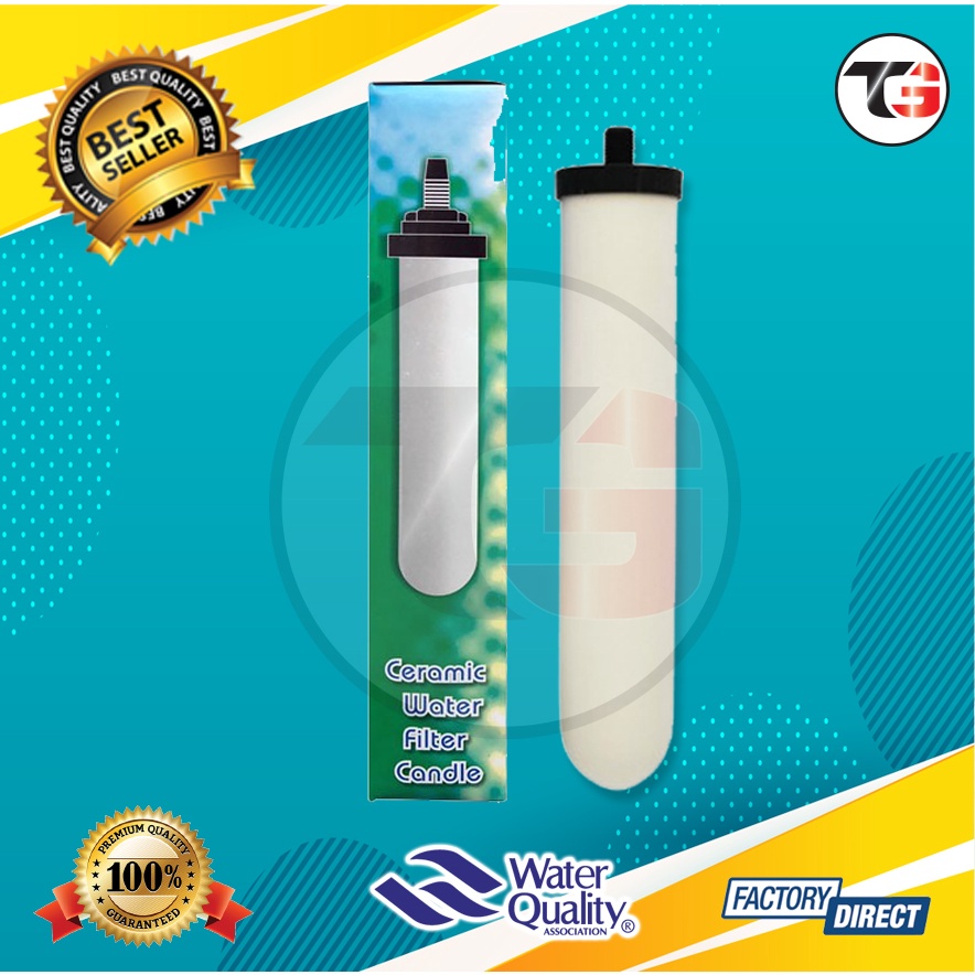 10" Standard Ceramic Water Filter Candle Shopee Malaysia