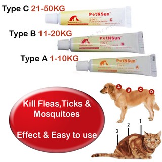 PetNsun-2in1 flea&ticks drop  Shopee Malaysia