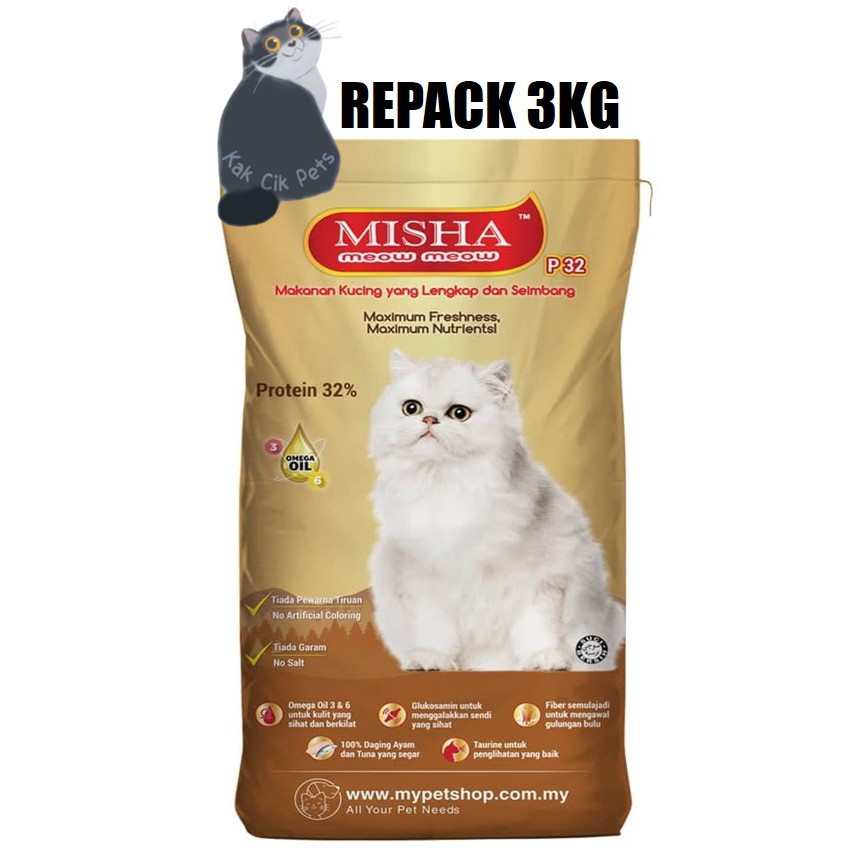 Buy MISHA CAT FOOD OCEAN FISH REPACK 3KG  SeeTracker Malaysia