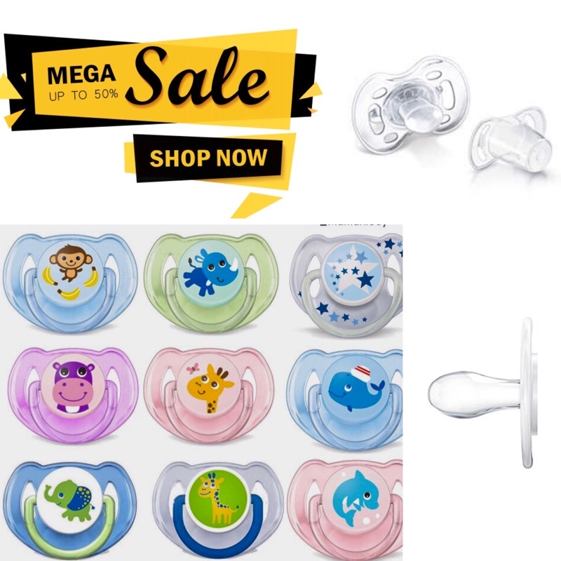 ORIGINAL Avent Soother 06 Month & 618 Month (1pack 2pcs) Shopee Malaysia
