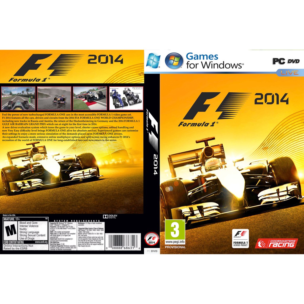 F1 2014 game cover