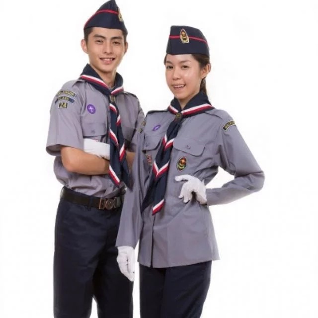  BAJU KEMEJA PENGAKAP LENGAN PANJANG SERAGAM SEKOLAH SCOUT 