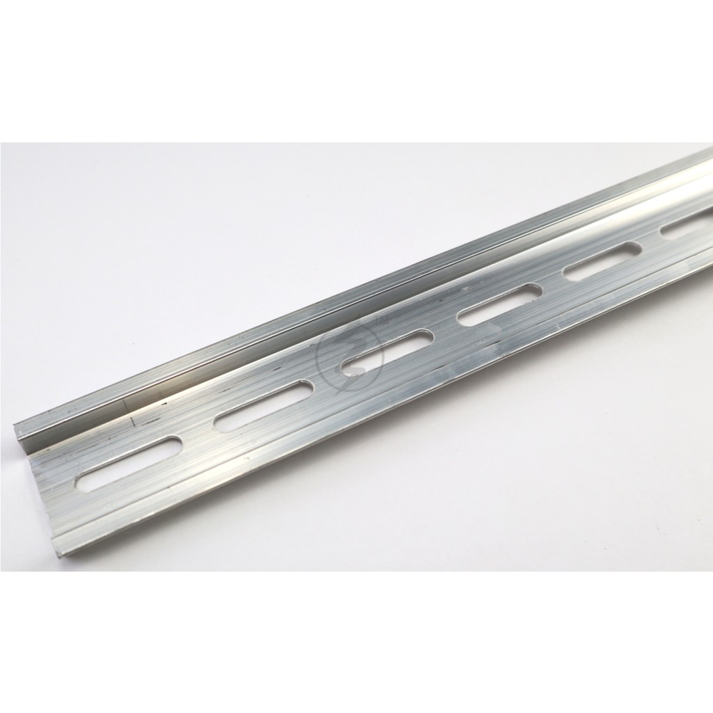1 Meter Aluminium Din Rail / Din Mounting Rail / Steel (Grey) Shopee