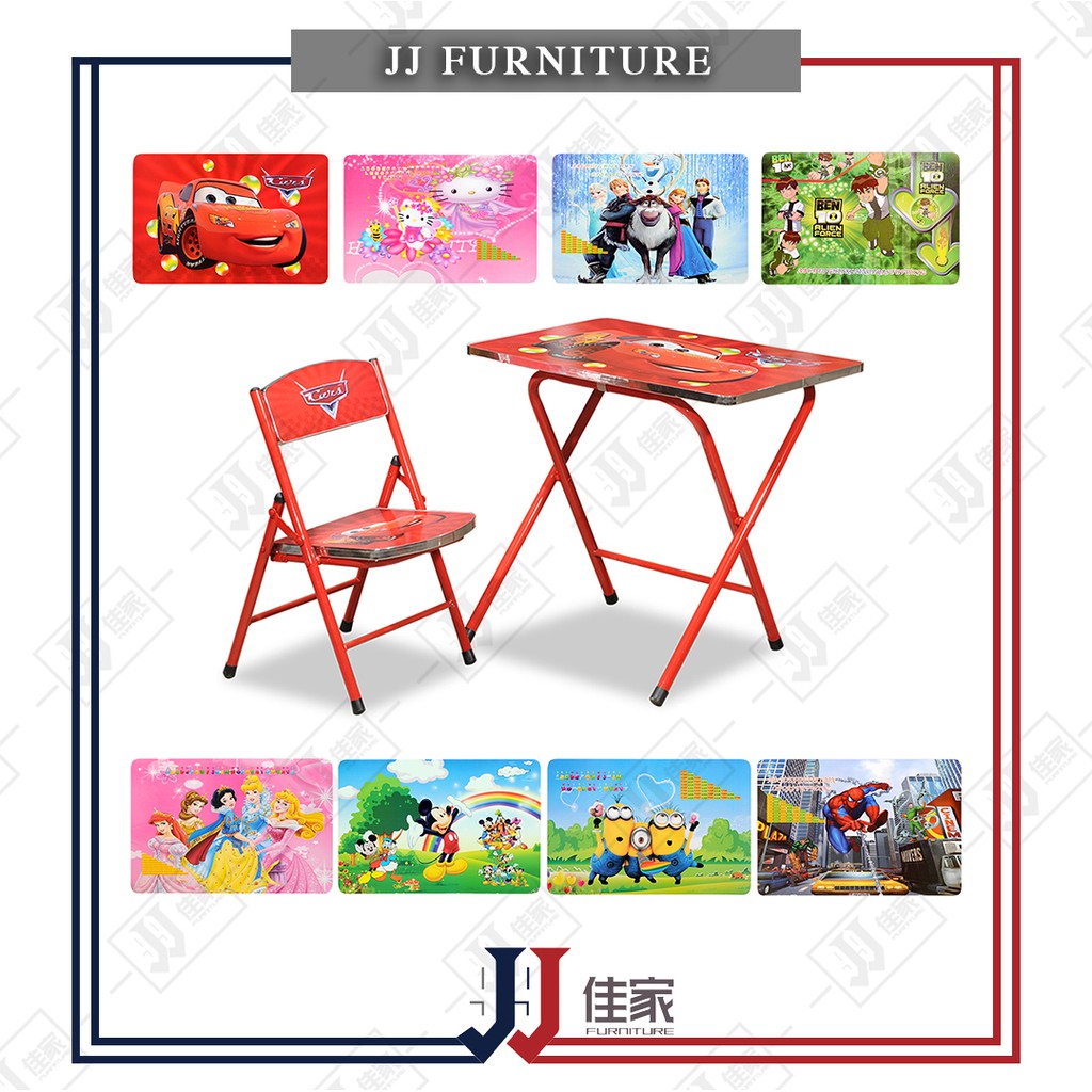 Children Study Table and Chair Set  Meja  Belajar  Kanak  