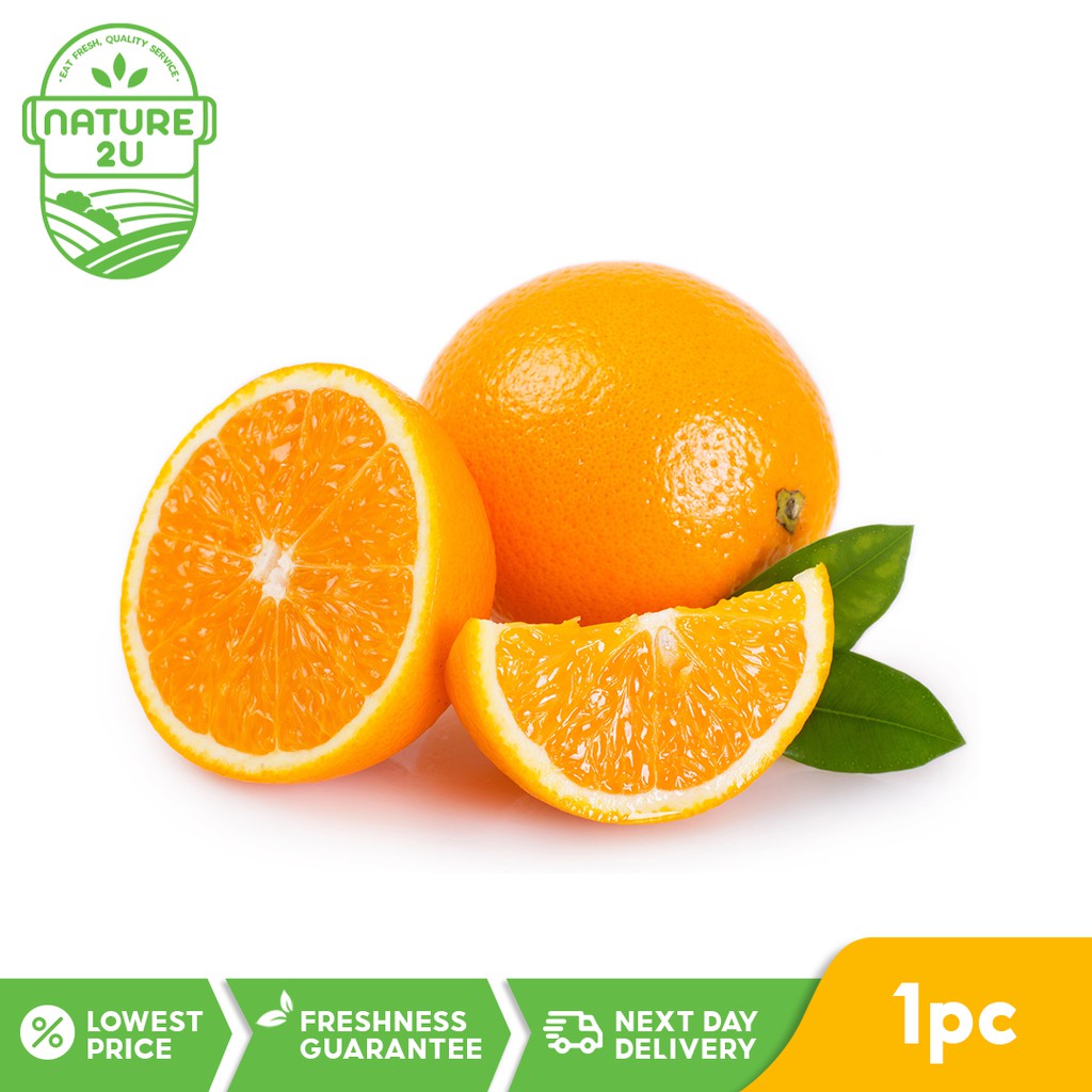 Nature2U Fresh Fruit - Orange Valencia / Oren / 橙 (1 pc)