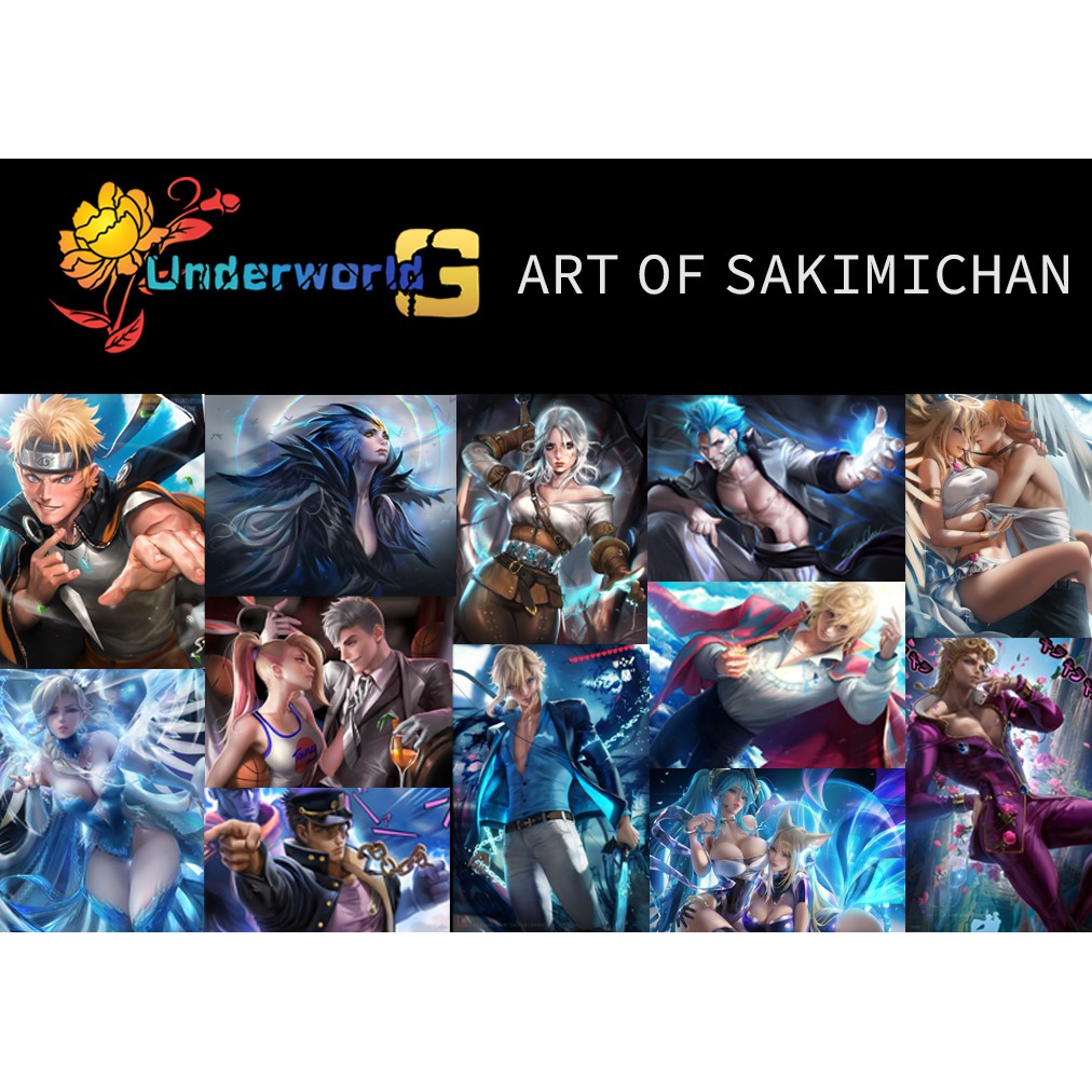 Sakimichan Illustration Collection Psd Mp4 Shopee Malaysia