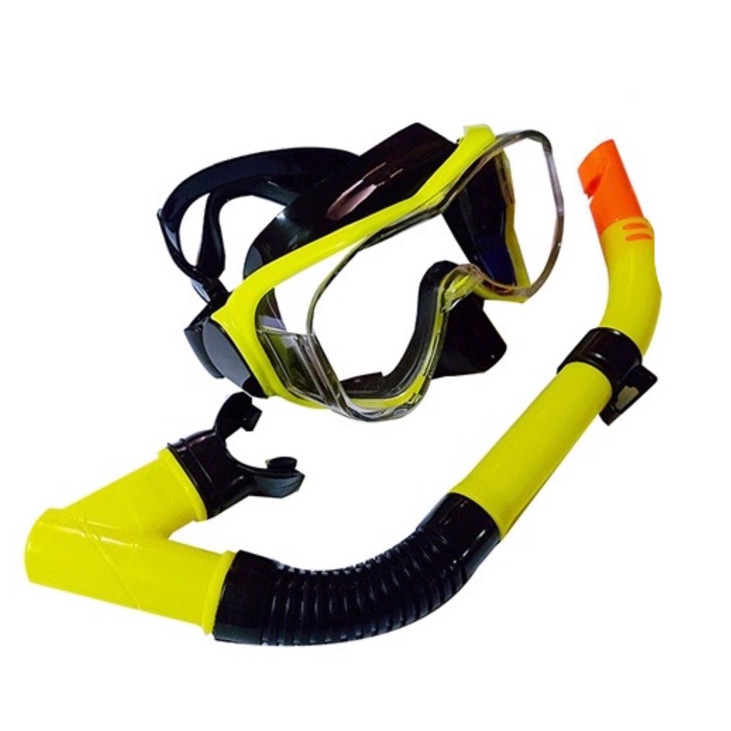 🎁KL STORE✨  Full Dry Diving Mask Diving Anti-fog Diving Snorkeling Mask Two-window Sc
