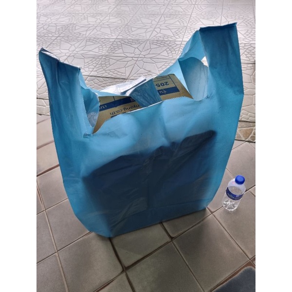 Heavy Duty Thick Plastic Bag Singlet Big Packaging Bag Plastik Beg