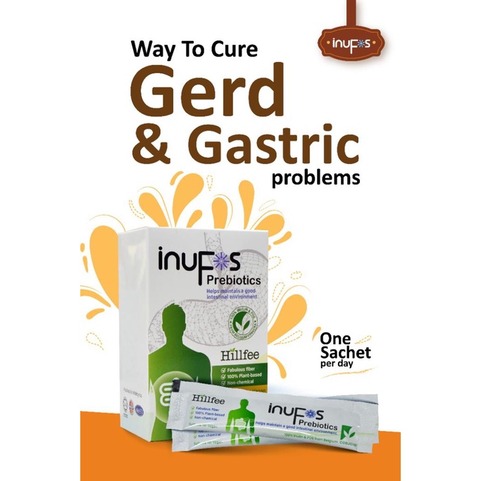 InuFOS Prebiotics Suplimen Khas Untuk Masalah Gastrik dan GERD
