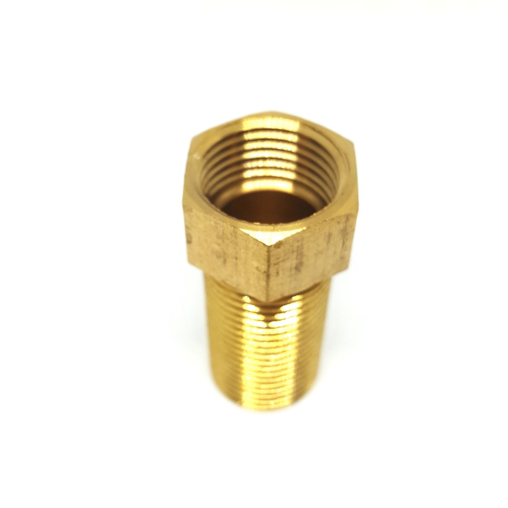 1/2" x 50 mm Brass Pillar Tap Connector Extension Paip Singki Tembaga