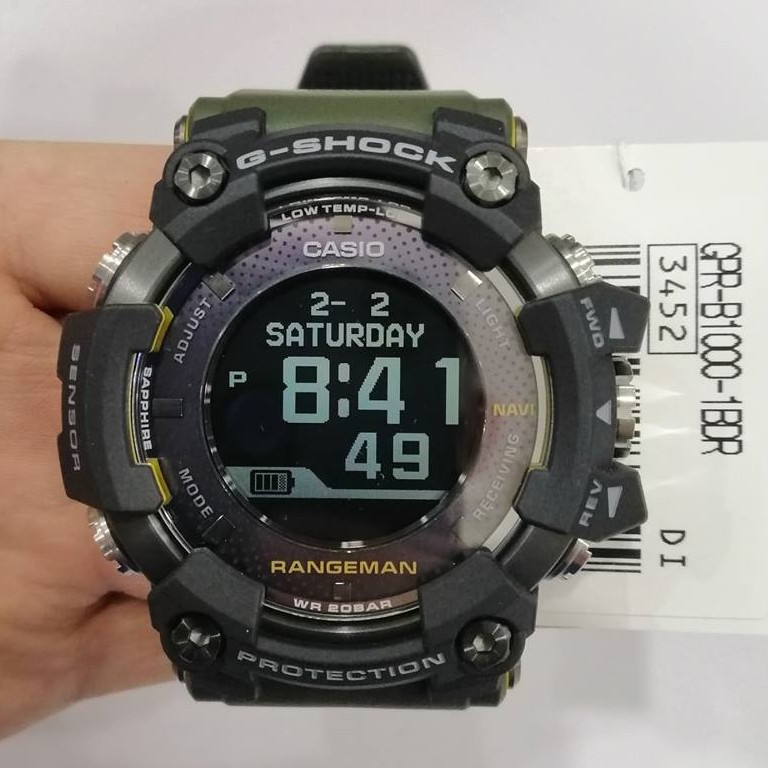 CASIO G Shock RANGEMAN Solar Assist GPS Navigation GPR B B D Shopee Malaysia