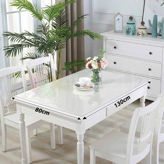 Alas meja Lutsinar Transparent Table Cloth Tebal Thick 2mm Alas meja Lutsinar Transparent Table Cloth Tebal Thick 2mm