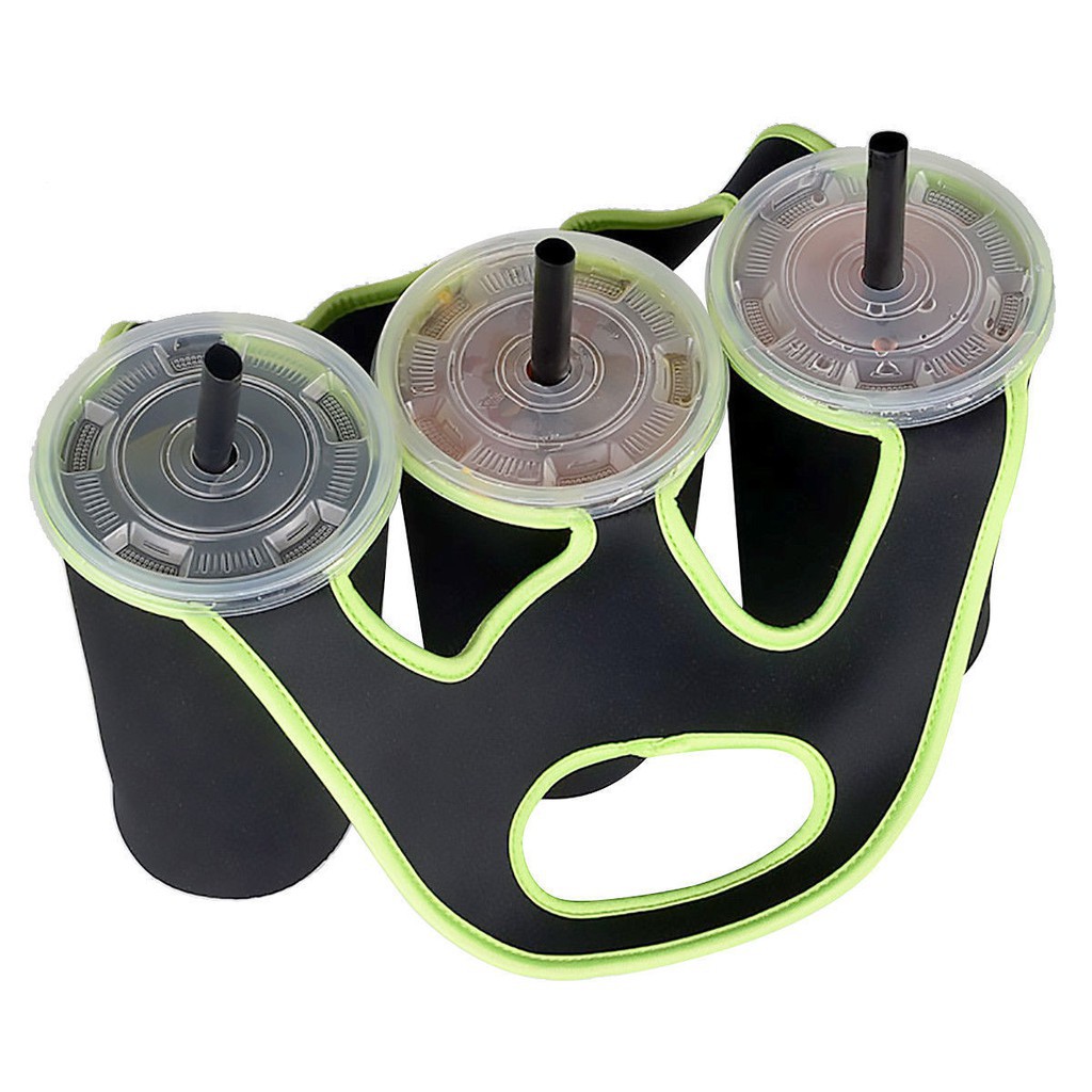 Neoprene Insulated Bottle Cup Holder Carrier Tote Bag Strap Drink Pouch Outdoor
