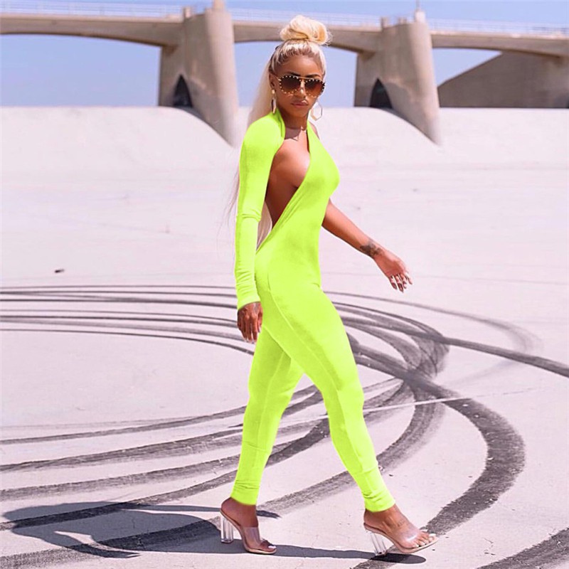 neon jumpsuit womens