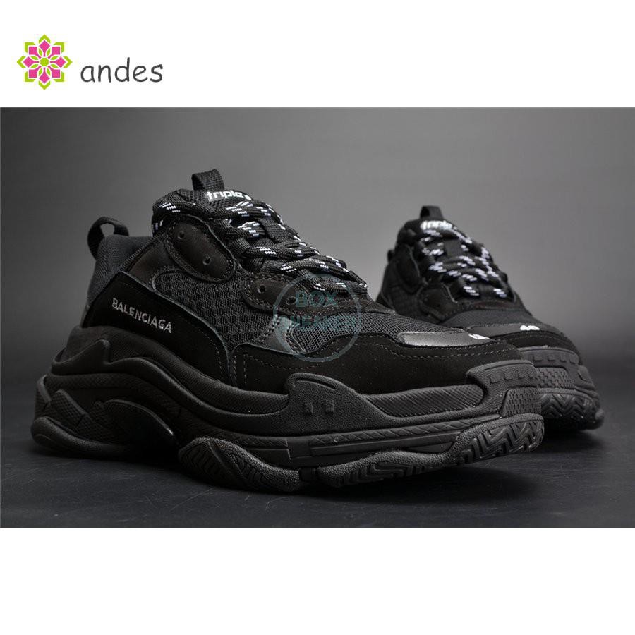 balenciaga triple s black original