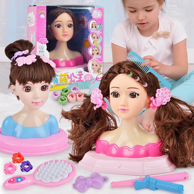 Girls' birthday toys kids' gifts Cross-border Baryobi doll girl toy  simulation half-length play house dressing braided | Shopee Malaysia