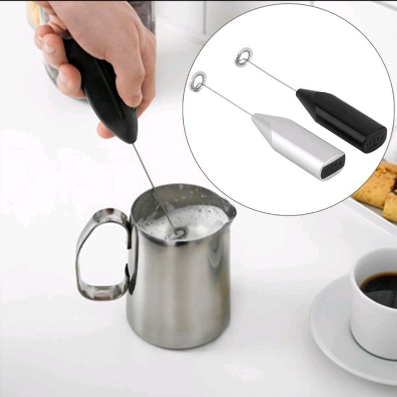 Cordless Milk Frother Cappucino Foam Maker Drink Stirer Egg Beater Pembuih Minuman