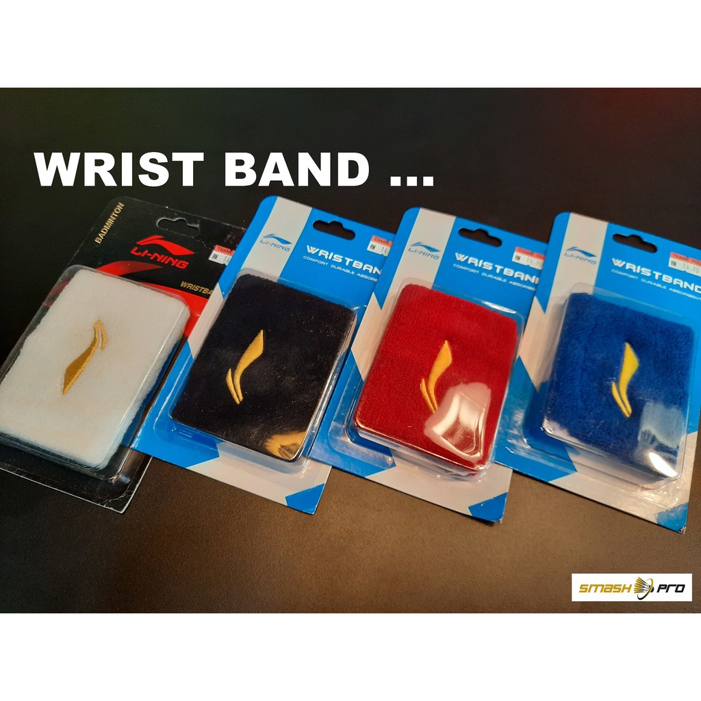 WRISTBAND LI NING WRISTBAND AHWE260 1/2/3/8 Shopee Malaysia